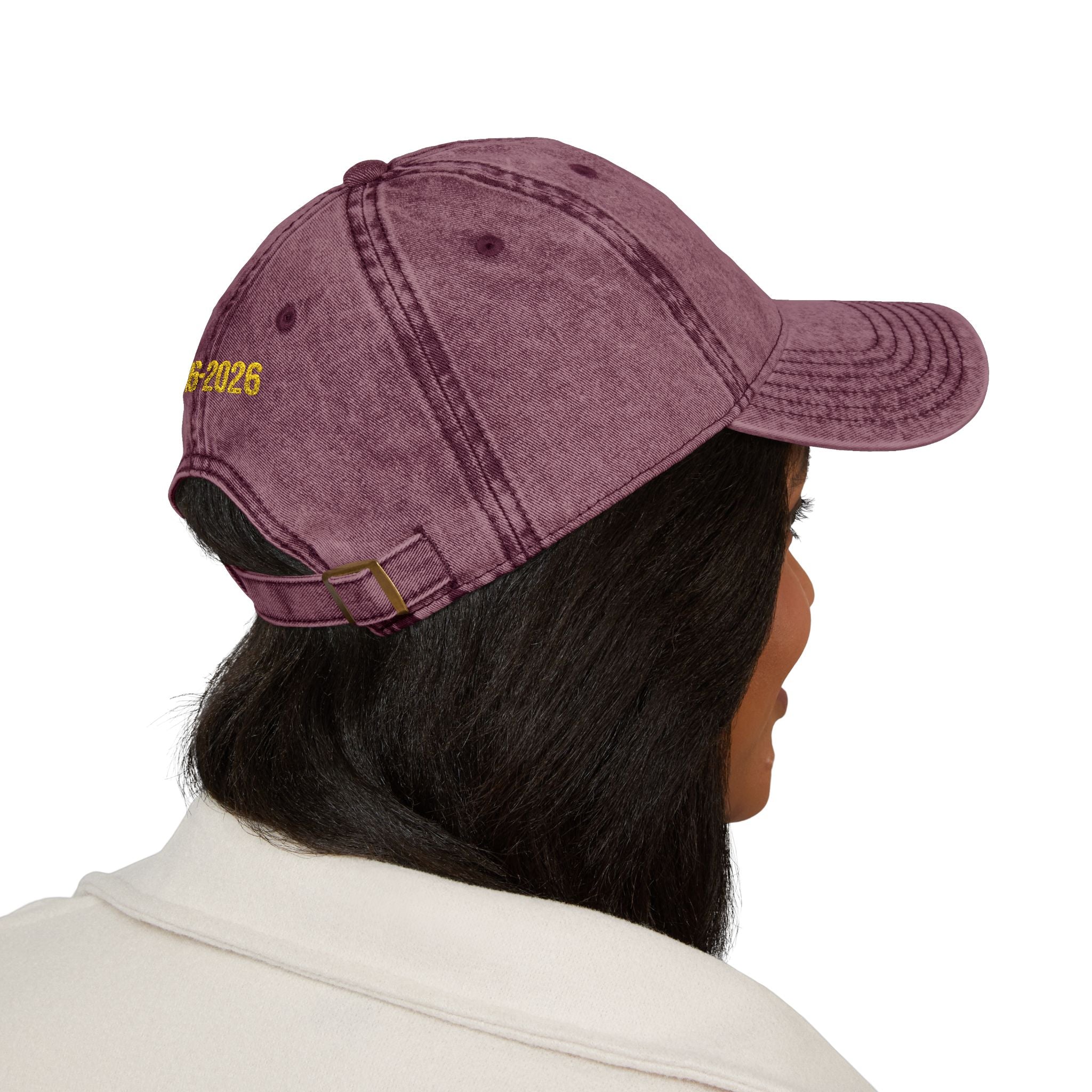 Vintage Embroidered Cap — FAFO Distressed Baseball Hat