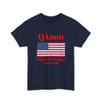 T‑Shirt — QAnon American Flag "Where We Go One, We Go All"