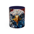 Patriotic Eagle Coffee Mug - Bold American Bald Eagle Art (11/15oz)