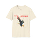 Trust the Plan eagle T-Shirt | Flying Bald Eagle graphic tee