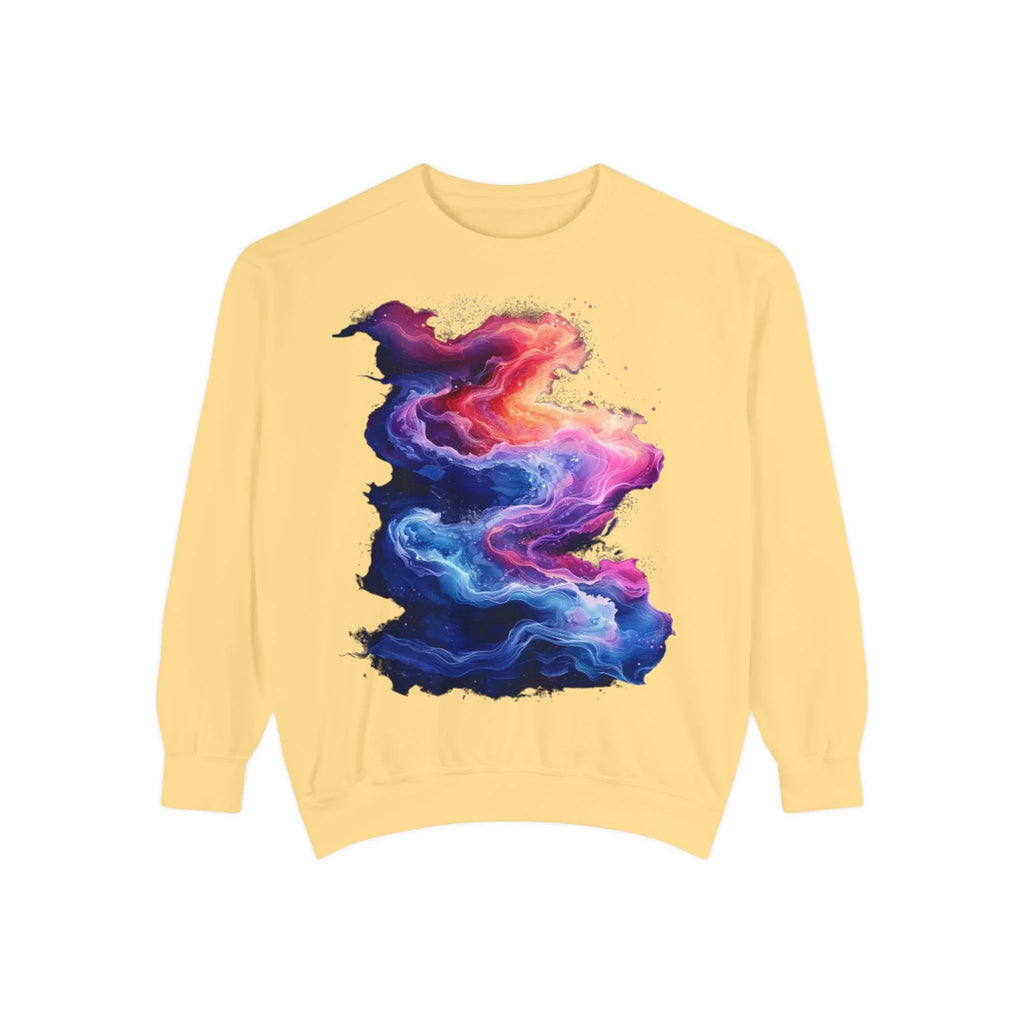 Hyper Bloom Fracture: Psychedelic tee with shattering florals in electric turquoise & magenta flares. Unisex trippy festival flair! - 250 USA Celebration