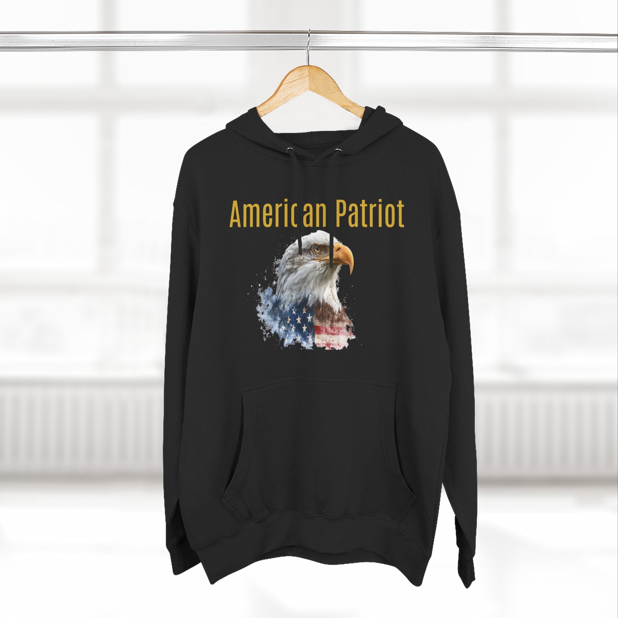 Official 250th American Patriot Hoodie Bald Eagle