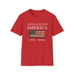 United States of America Patriotic America First T-Shirt | USA Flag - 250 USA Celebration