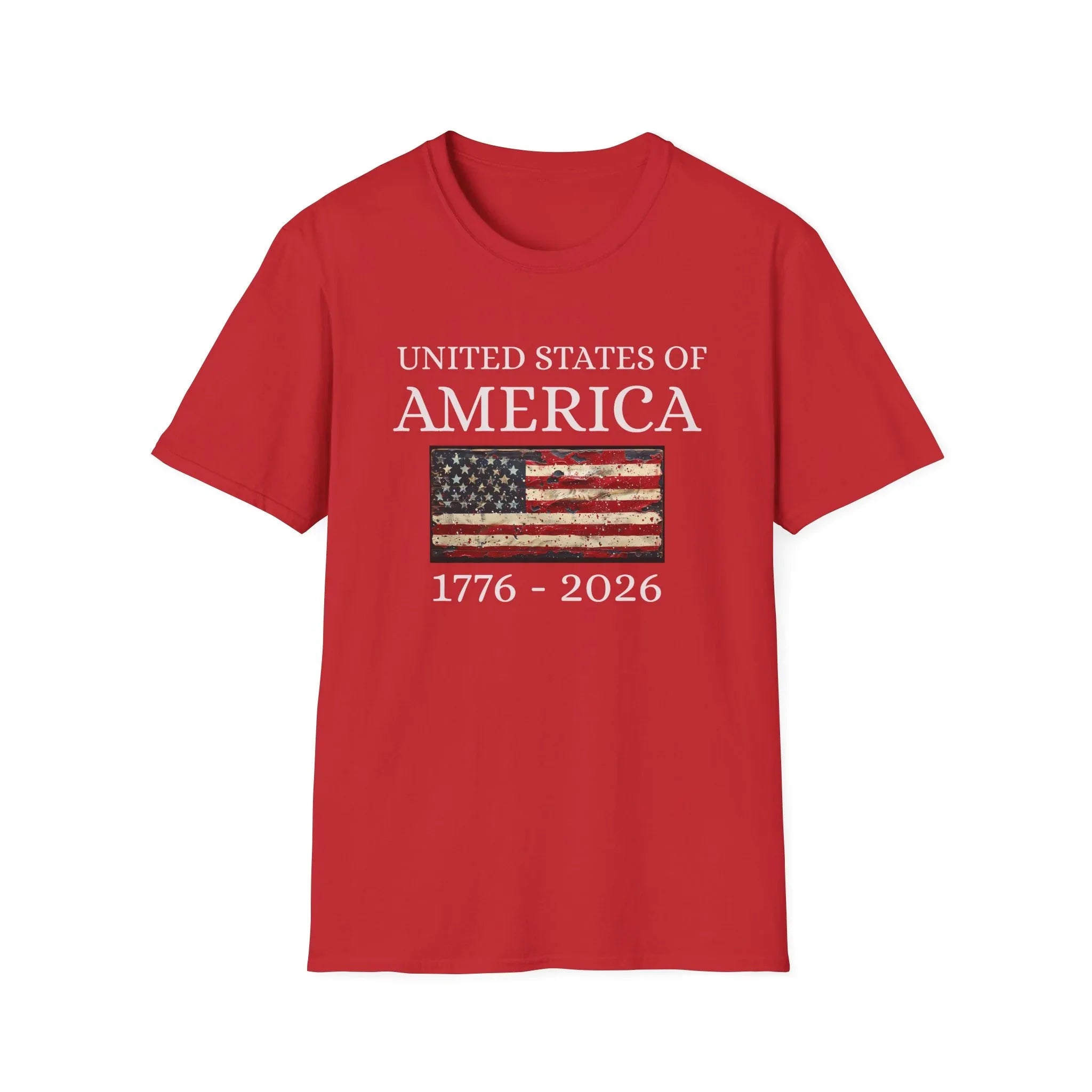 United States of America Patriotic America First T-Shirt | USA Flag - 250 USA Celebration