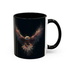 Fiery Flying Eagle Mug | Accent Coffee Mug 11oz 15oz - 250 USA Celebration