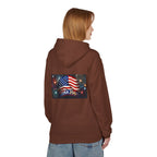 USA 250 Patriotic Hoodie with American Flag & Fireworks