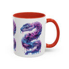 Psychedelic Ouroboros Snake Mug | Rainbow Galaxy Fractal Mushrooms - 250 USA Celebration