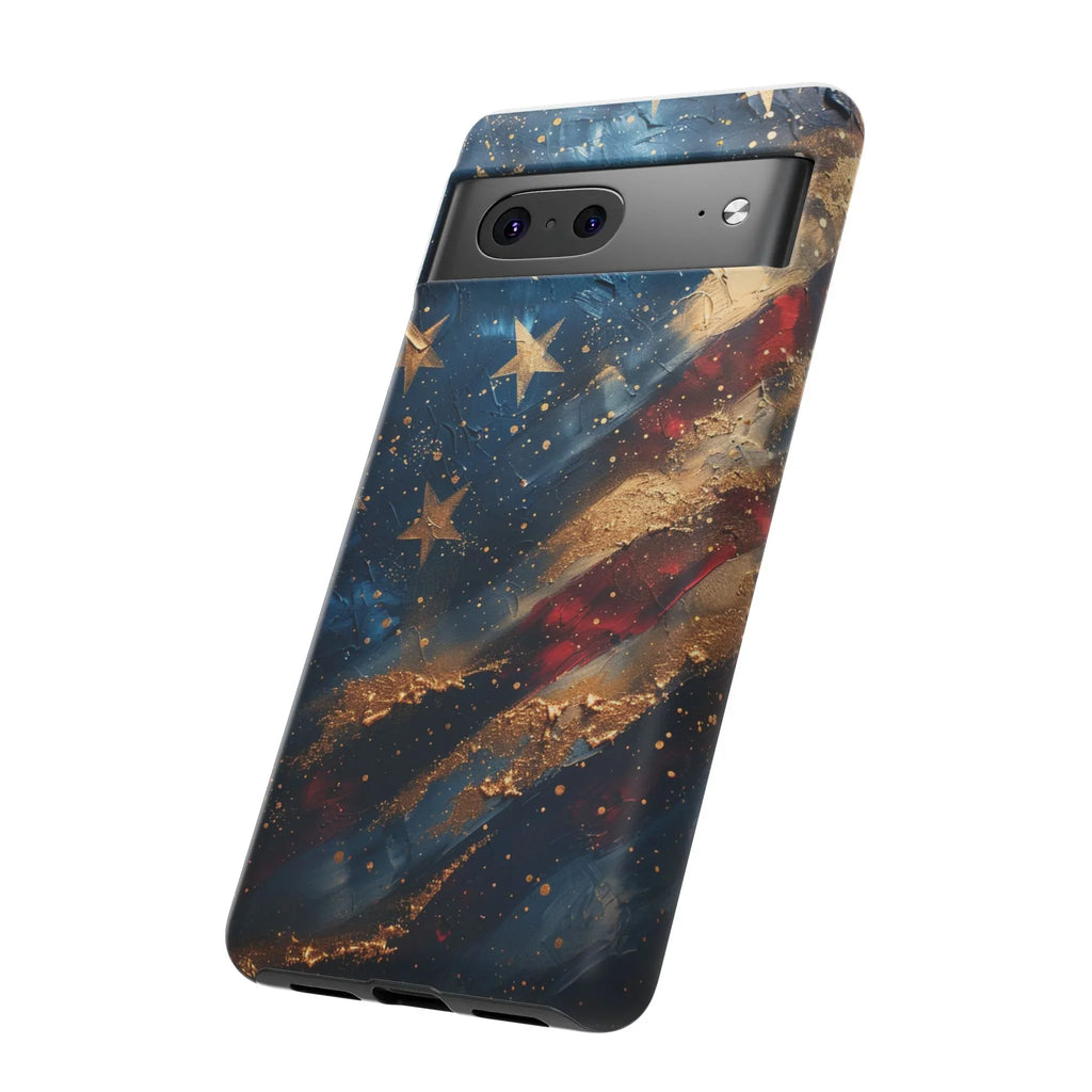 Distressed American Flag phone case | tough cases - 250 USA Celebration