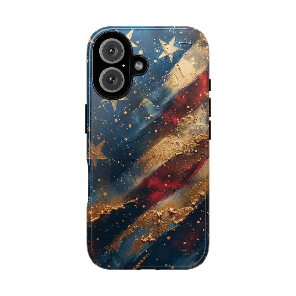 Patriotic Phone Case, Tough Cases with American Flag Design, Stylish Phone Accessories, USA Pride Gift, Durable Cases for All Occasions - 250 USA Celebration