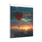 Romantic Canvas Wall Art, Love, Heart Balloon Art, Gift for Couples, Valentines Wall Decor, Valentine's Day Women's Merchandise, Valentines - 250 USA Celebration