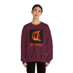 Sweatshirt — Q-Anon Flame Logo Crewneck