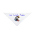Patriotic Pet Bandana - "Star-Spangled Wagger" Bald Eagle Dog Scarf