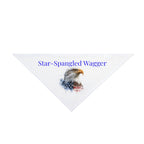 Patriotic Pet Bandana - "Star-Spangled Wagger" Bald Eagle Dog Scarf
