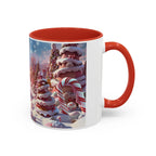 Coffee Mug, Festive Santa in Candy Wonderland, 11oz, 15oz, Tim Burton Style, Whimsical Holiday Cup, Christmas Gift, Hot Cocoa Mug - 250 USA Celebration