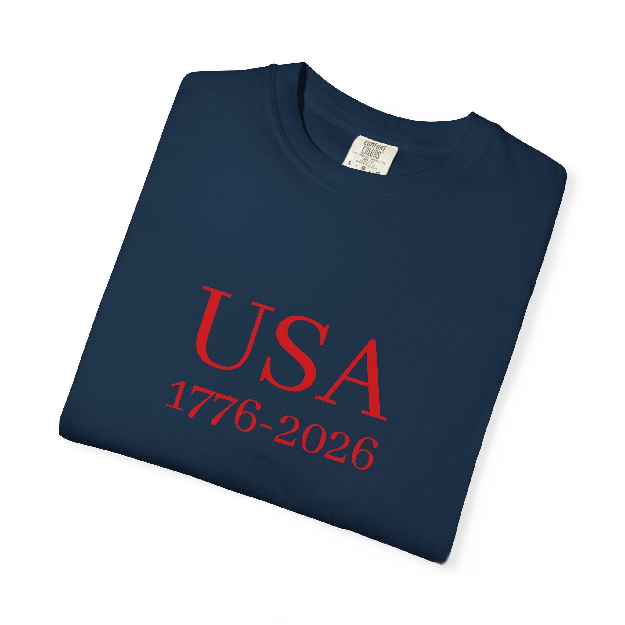 USA 1776–2026 Commemorative T-Shirt — Patriotic American Anniversary Tee