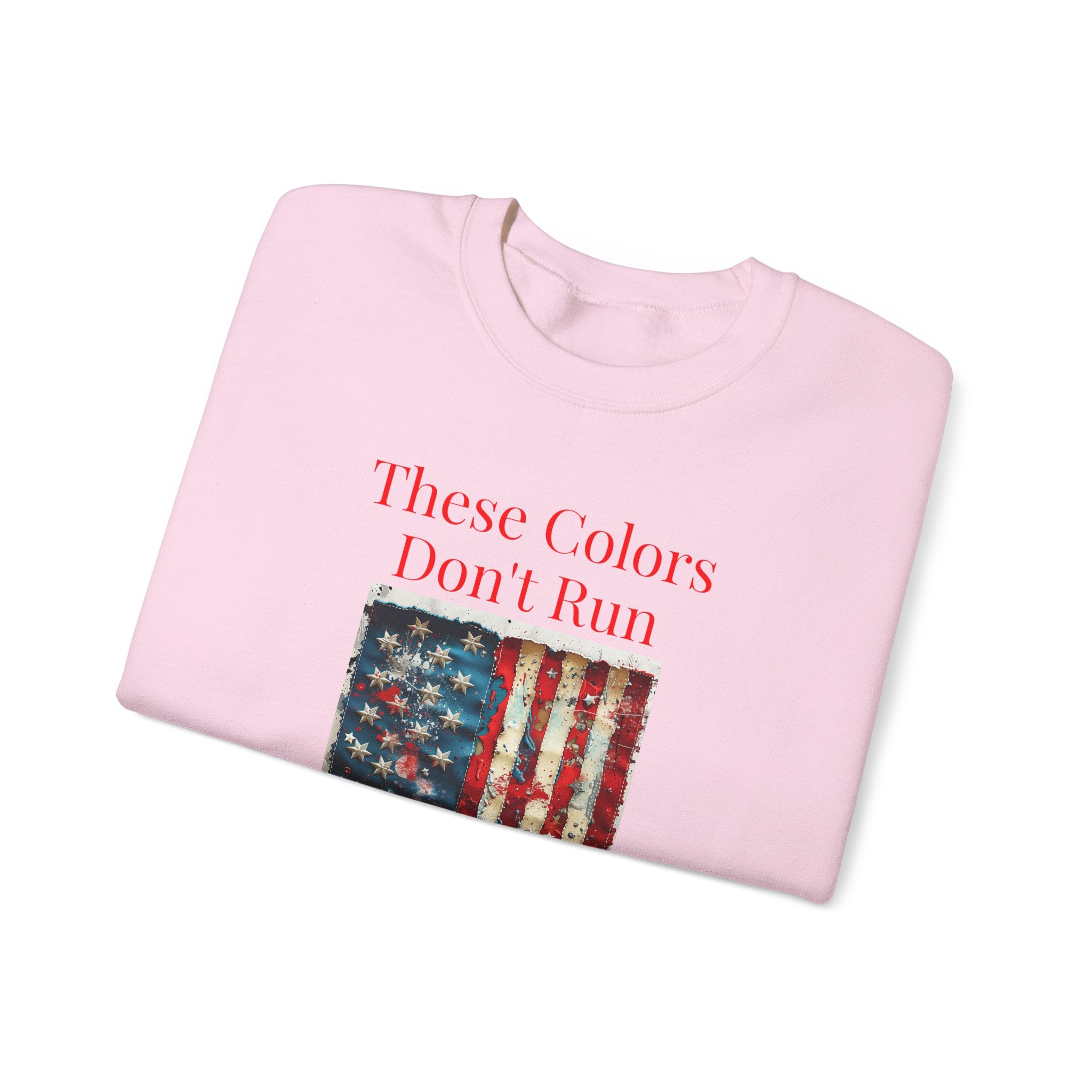 Patriotic Vintage Crewneck Sweatshirt, USA Flag Design, Unisex Sweatshirt, Cozy Apparel for Independence Day, Gift for Veterans
