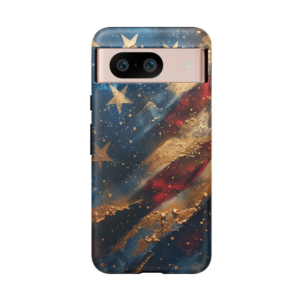 Patriotic Phone Case, Tough Cases with American Flag Design, Stylish Phone Accessories, USA Pride Gift, Durable Cases for All Occasions - 250 USA Celebration