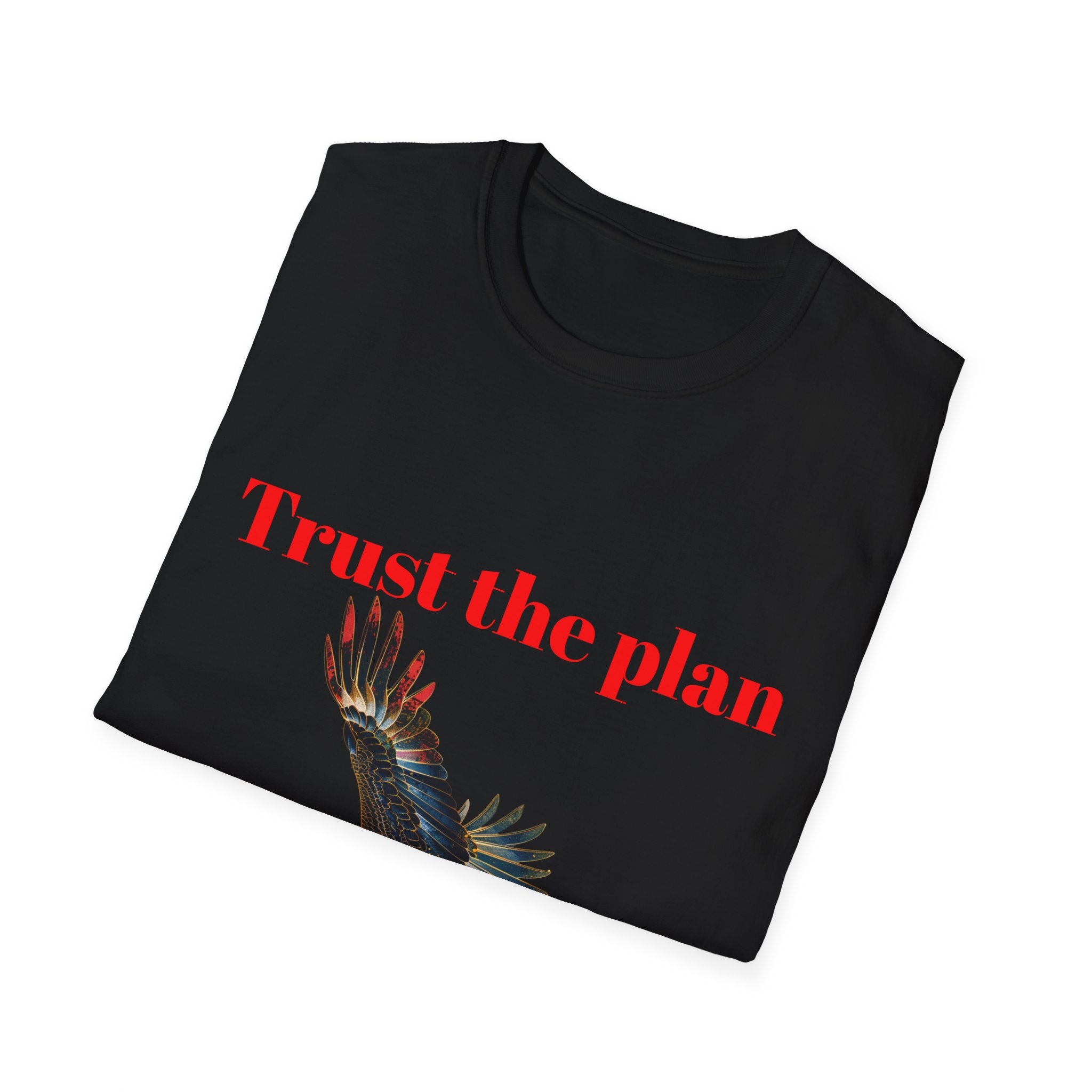 Trust the Plan eagle T-Shirt | Flying Bald Eagle graphic tee