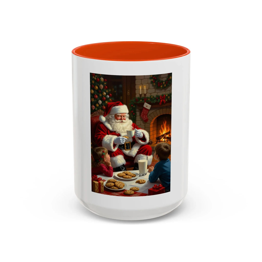 Christmas Santa Mug, Holiday Coffee Mug, Festive Drinkware, Cute Santa Cup, Winter Decor, Gift for Kids - 250 USA Celebration