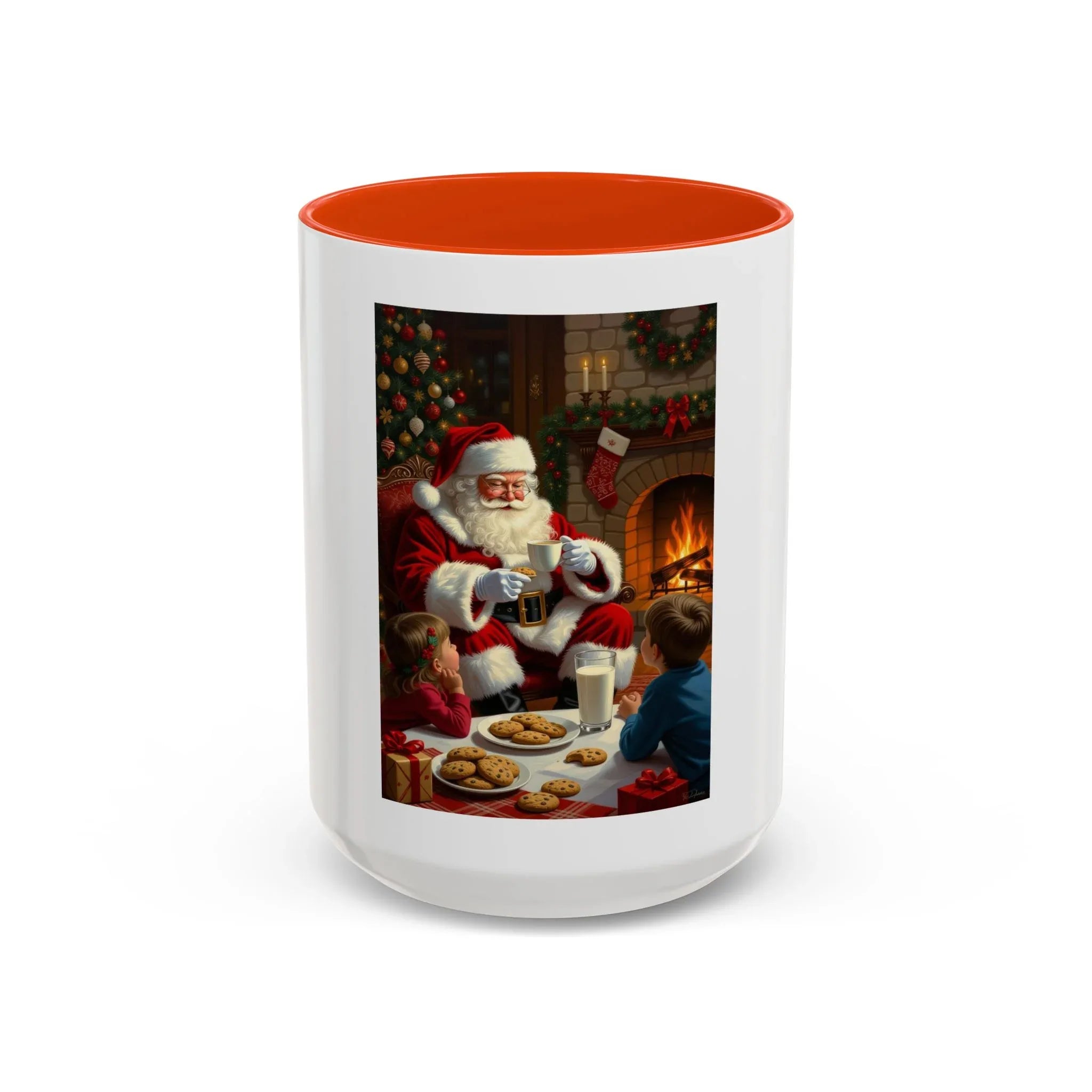 Christmas Santa Mug, Holiday Coffee Mug, Festive Drinkware, Cute Santa Cup, Winter Decor, Gift for Kids - 250 USA Celebration
