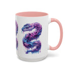 Psychedelic Ouroboros Snake Mug | Rainbow Galaxy Fractal Mushrooms - 250 USA Celebration