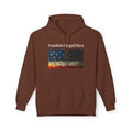 Freedom Forged Here American Flag Hoodie | Patriotic USA - 250 USA Celebration