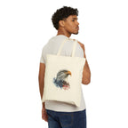 Patriotic Cotton Canvas Tote Bag, Eagle Design, Celebrate America 250, Eco-Friendly Shopping Bag, Gift for USA Lover, 4th of July, [...]