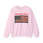 Patriotic American Crewneck Sweatshirt, USA Graphic Tees, Flag T-Shirts, Independence Apparel, Funny Patriotic Shirts, Custom American Tees - 250 USA Celebration