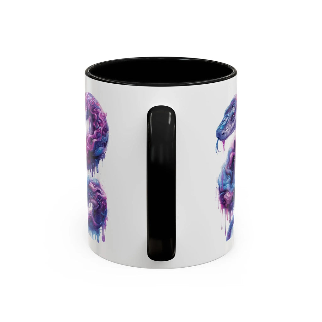 Psychedelic Ouroboros Snake Mug | Rainbow Galaxy Fractal Mushrooms - 250 USA Celebration