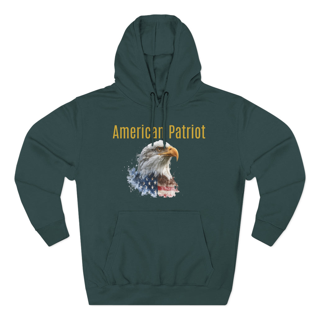 Official 250th American Patriot Hoodie Bald Eagle