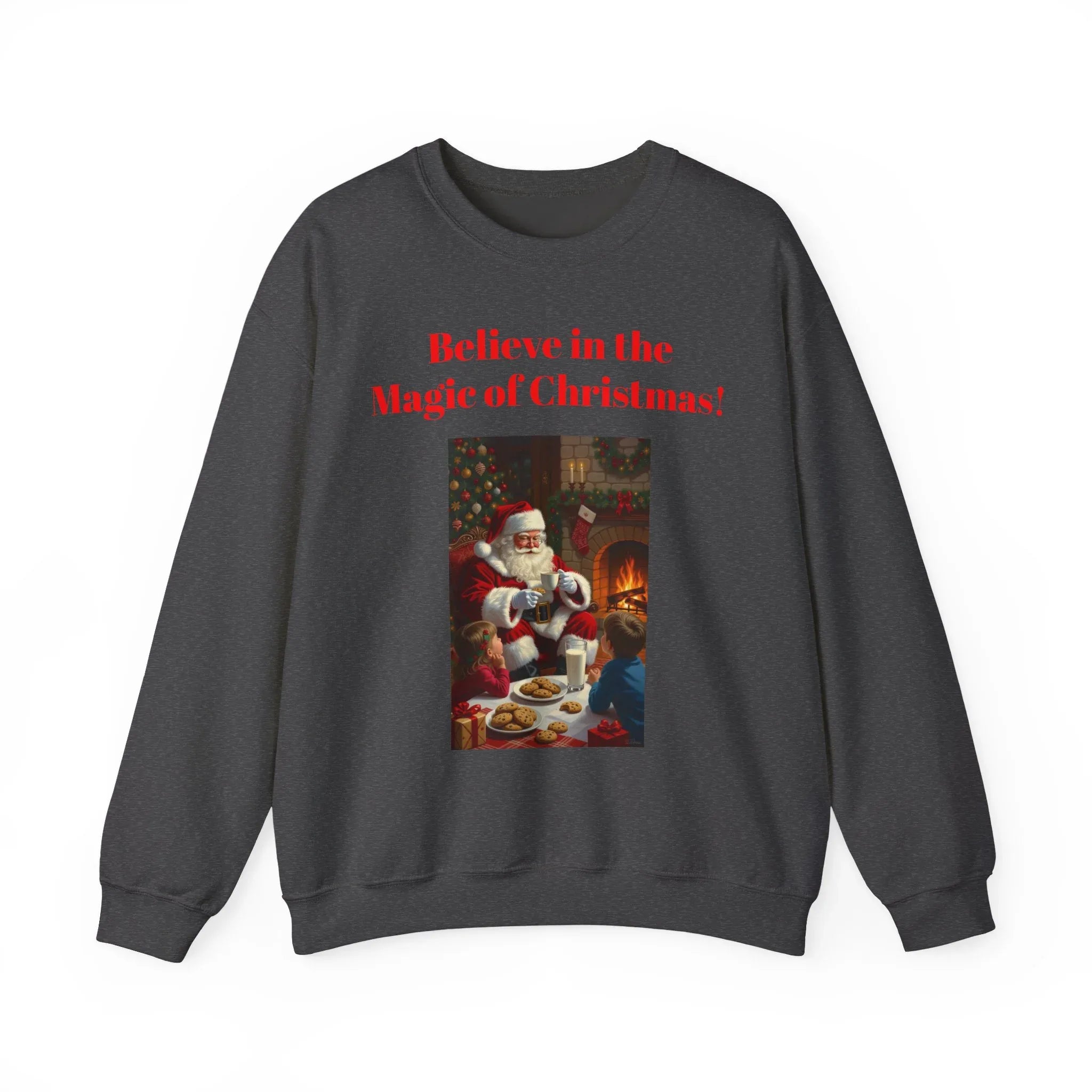 Christmas Magic Sweatshirt, Holiday Crewneck, Cozy Winter Apparel, Unisex Gift for Christmas, Believe in the Magic of Christmas! - 250 USA Celebration