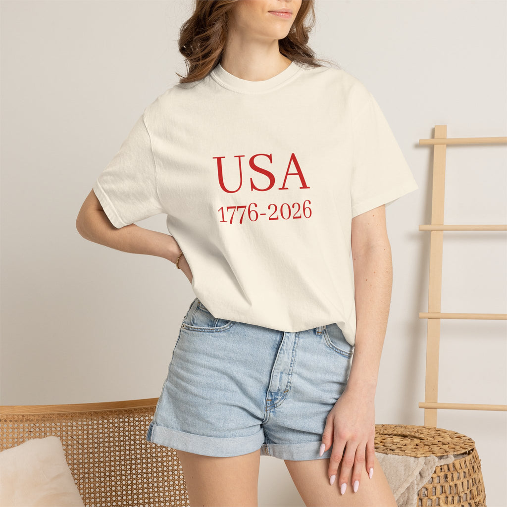 USA 1776–2026 Commemorative T-Shirt — Patriotic American Anniversary Tee