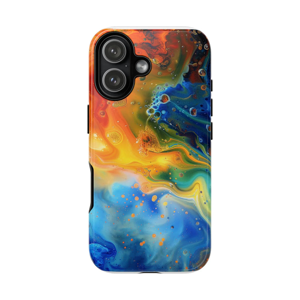 Abstract Colorful Swirl Phone Case | Tough Protective iPhone Cover - 250 USA Celebration