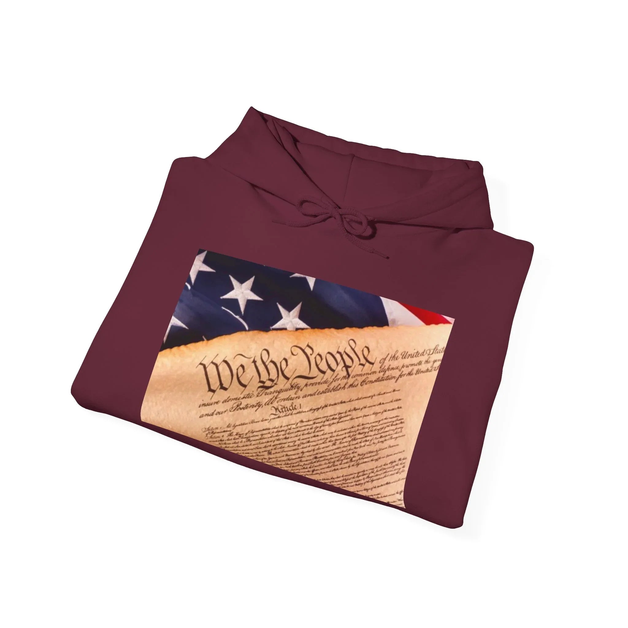 We the People Constitution Hoodie | American Flag Patriotic Sweatshirt - 250 USA Celebration