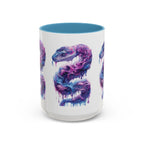 Psychedelic Ouroboros Snake Mug | Rainbow Galaxy Fractal Mushrooms - 250 USA Celebration