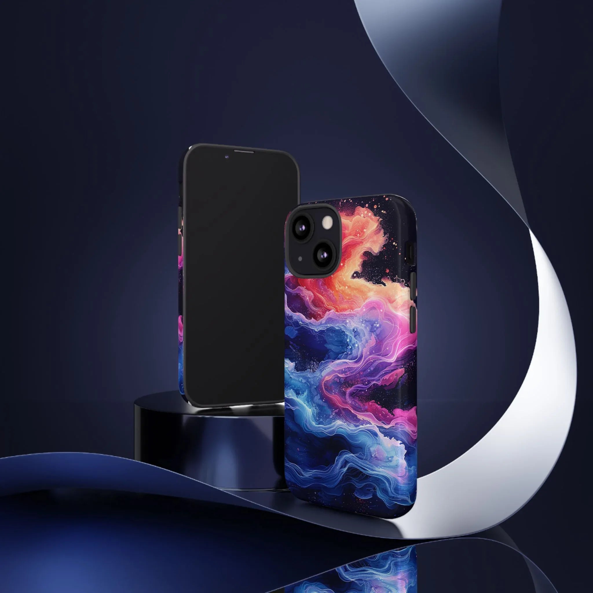 Galaxy Nebula Swirl Phone Case | Tough Case - 250 USA Celebration