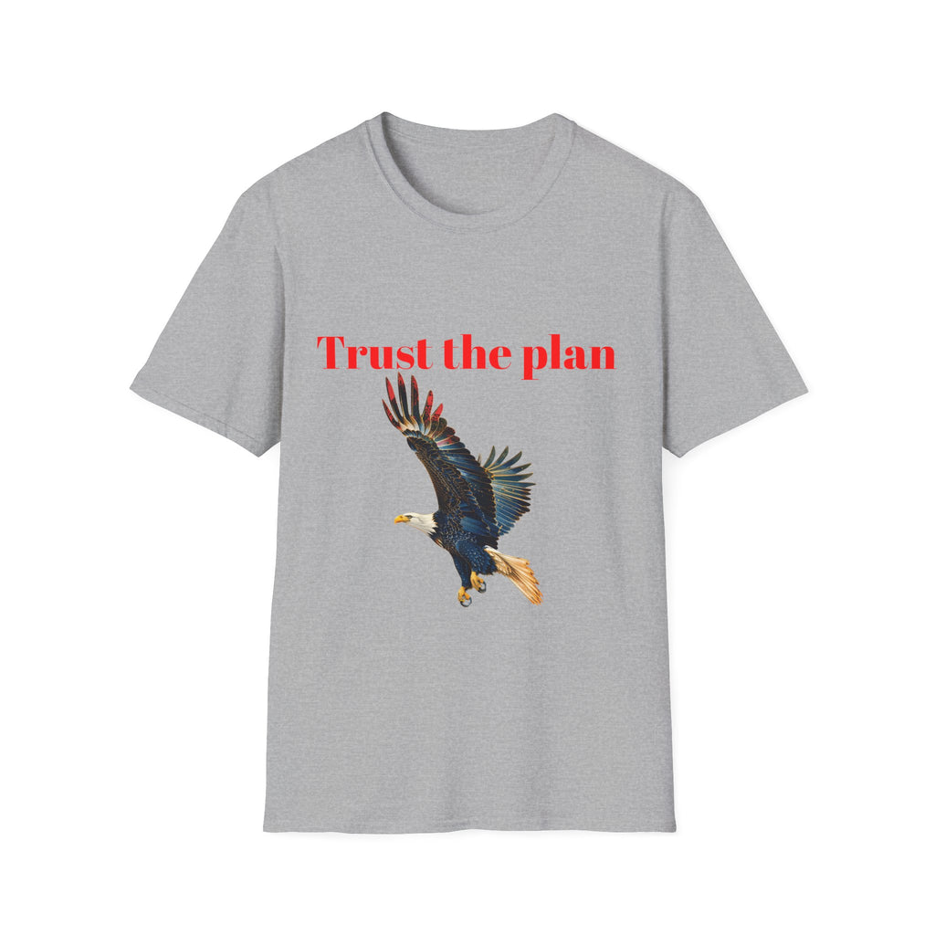 Trust the Plan eagle T-Shirt | Flying Bald Eagle graphic tee