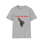 Trust the Plan eagle T-Shirt | Flying Bald Eagle graphic tee