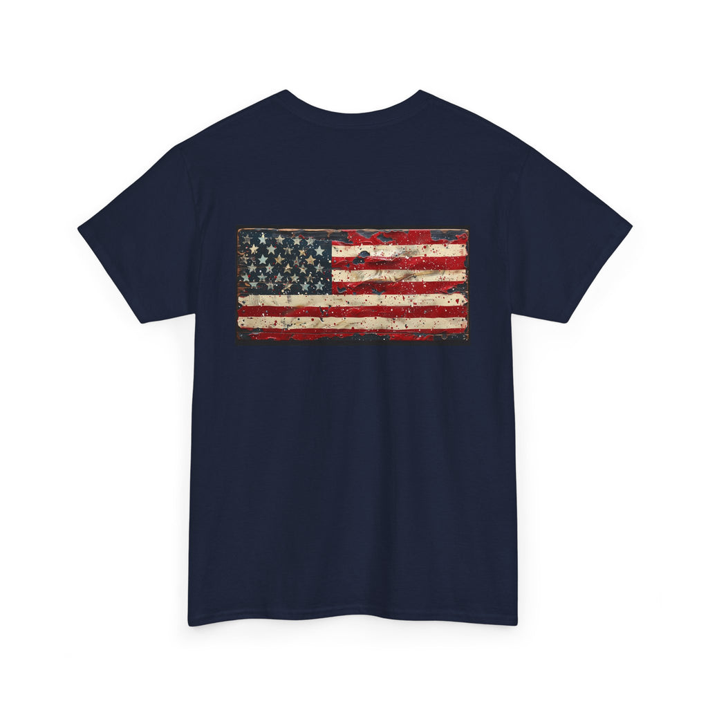 Don't Tread On Me Eagle T-Shirt — Distressed American Flag Patriotic Tee