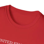 United States of America 1776-2026 T-Shirt | Patriotic Vintage Text - 250 USA Celebration