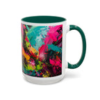 Abstract Colorful Brushstroke Mug | 11oz 15oz Ceramic - 250 USA Celebration