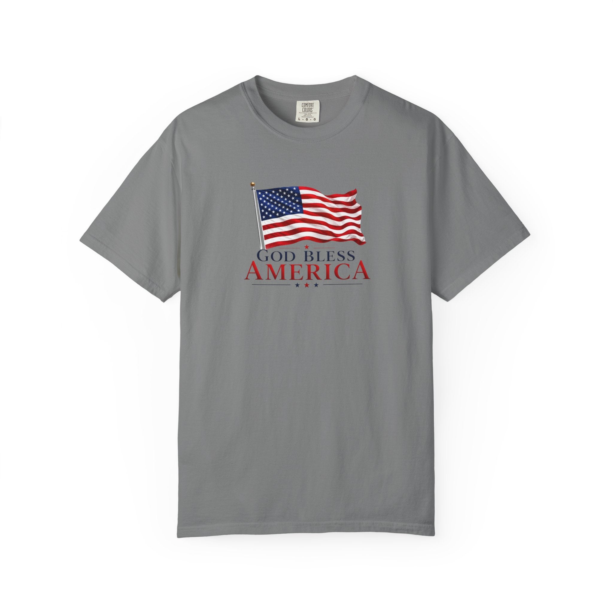 Official God Bless America Flag Patriotic T-Shirt