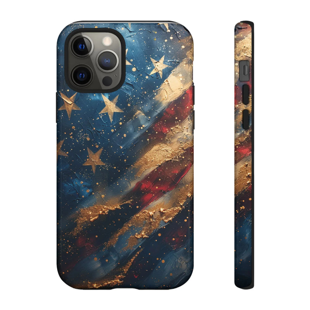 Distressed American Flag phone case | tough cases - 250 USA Celebration
