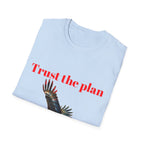 Trust the Plan eagle T-Shirt | Flying Bald Eagle graphic tee