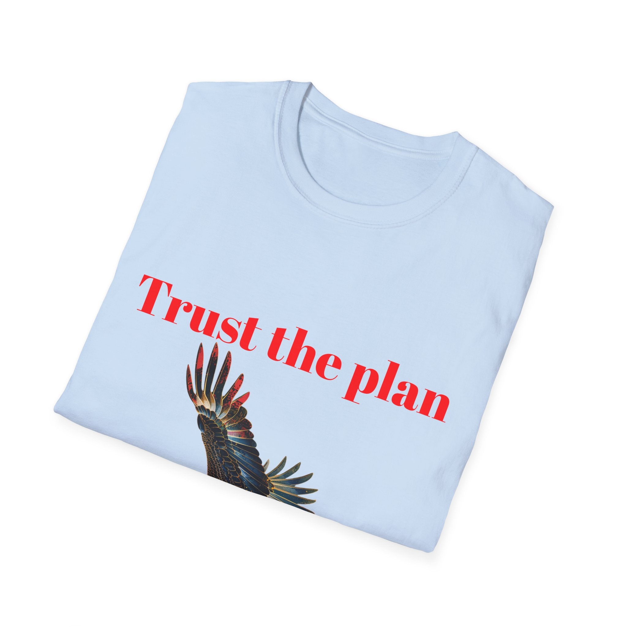 Trust the Plan eagle T-Shirt | Flying Bald Eagle graphic tee