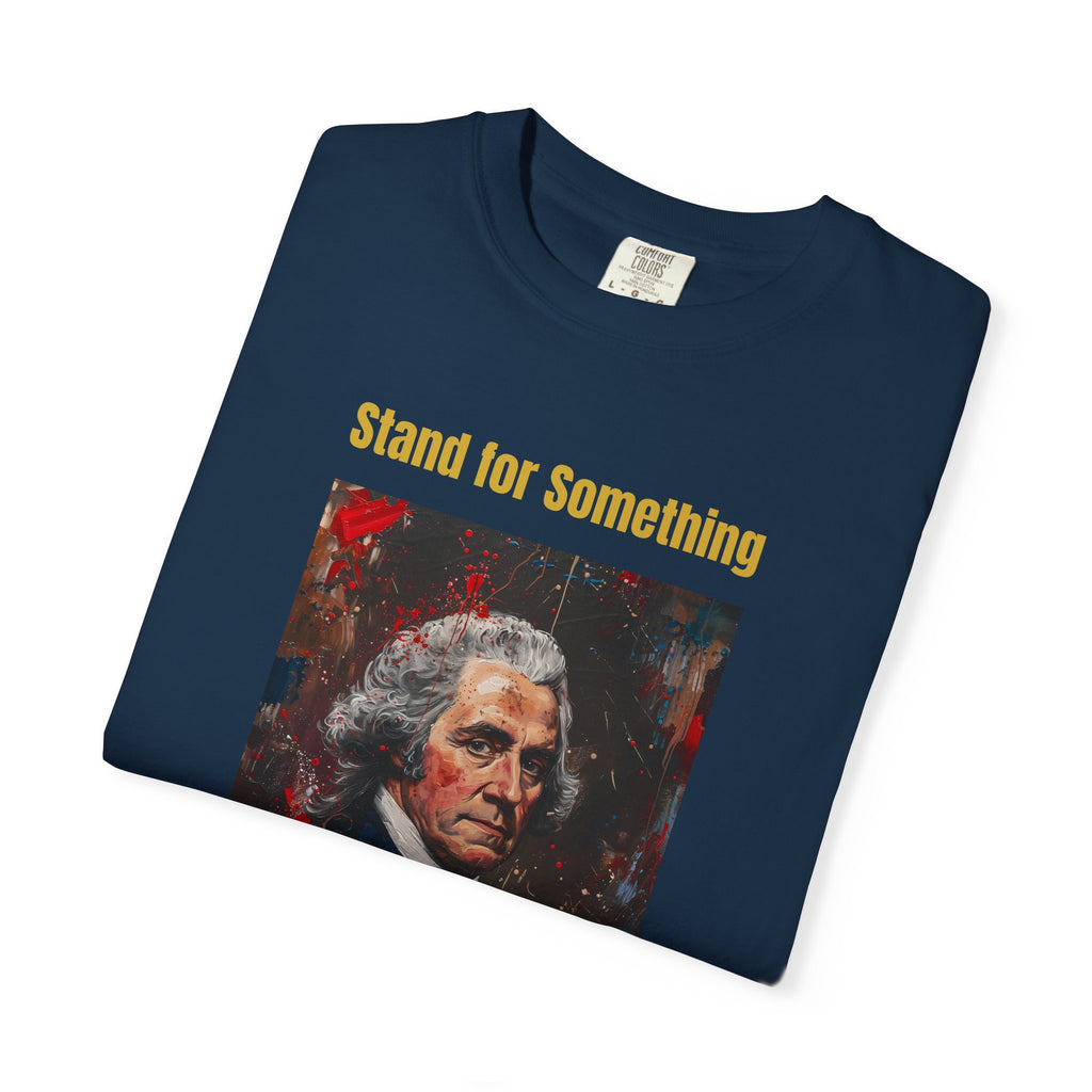 T-Shirt — 'Stand for Something' Alexander Hamilton Portrait Tee