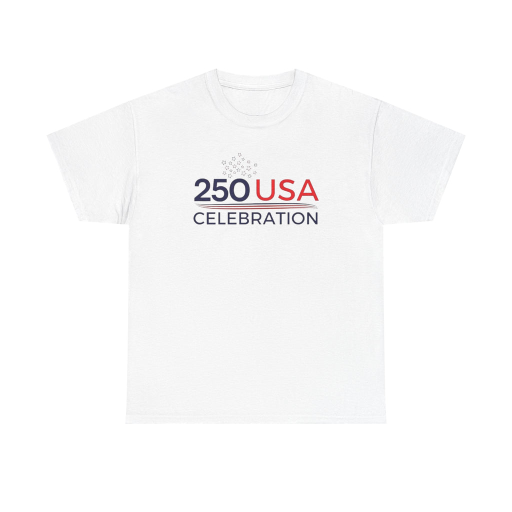 America 250 Tee Shirt | Official 250th Anniversary Edition - 250 USA Celebration Chest Logo Tee | Fourth of July Americana T-Shirt