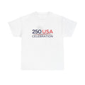 America 250 Tee Shirt | Official 250th Anniversary Edition - 250 USA Celebration Chest Logo Tee | Fourth of July Americana T-Shirt