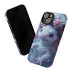 Goth Axolotls Tough Cases | Cute Creepy Axolotl Phone Case, Gloomycore Aesthetic - 250 USA Celebration