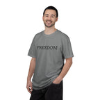 Freedom T-Shirt — Minimalist Text Graphic Tee